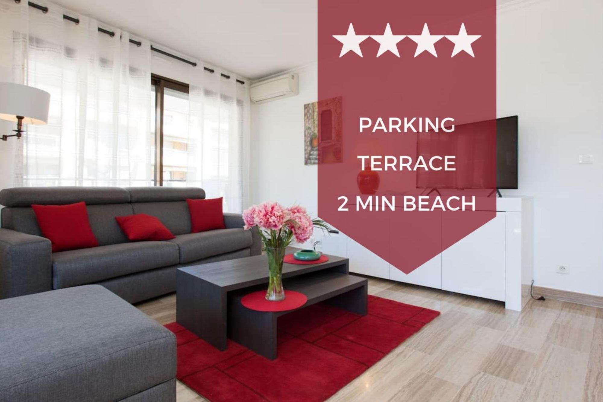 3-Room Apartment With Terrace In Palm Beach Cannes Bagian luar foto